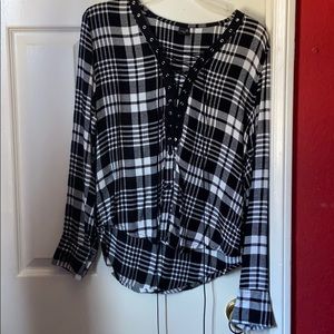 Plaid long sleeve
